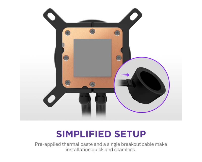 NZXT Kraken Plus 360 V2 vodeno hlađenje crno (RL-KN360-B2) - Слика 9