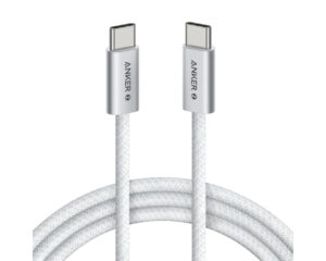 ANKER Zolo USB tip-C kabl M/M 1m, za Apple, super brzo punjenje 240W/480Mbps, pleteni, beli
