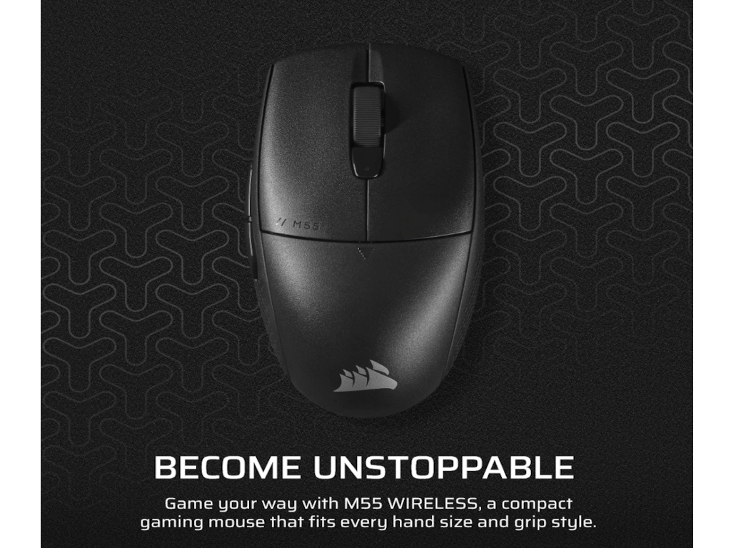 Miš CORSAIR M55 BEŽICNI/CH-931F000-WW/gaming/24000 DPI/crna